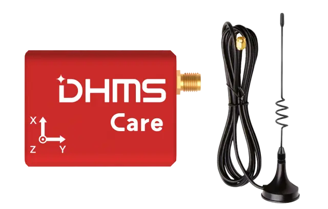DS311 — Wireless Vibration & Temperature Sensor (External Antenna)